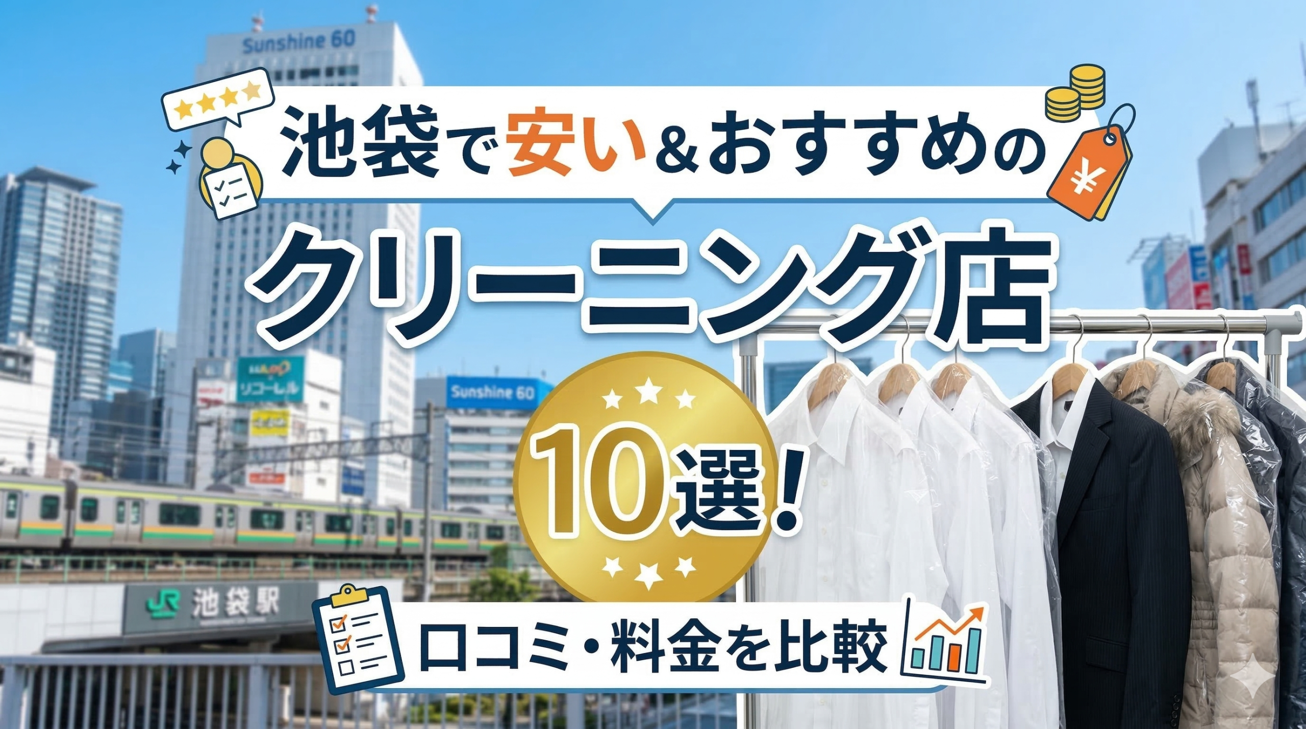 池袋で安い＆おすすめのクリーニング店