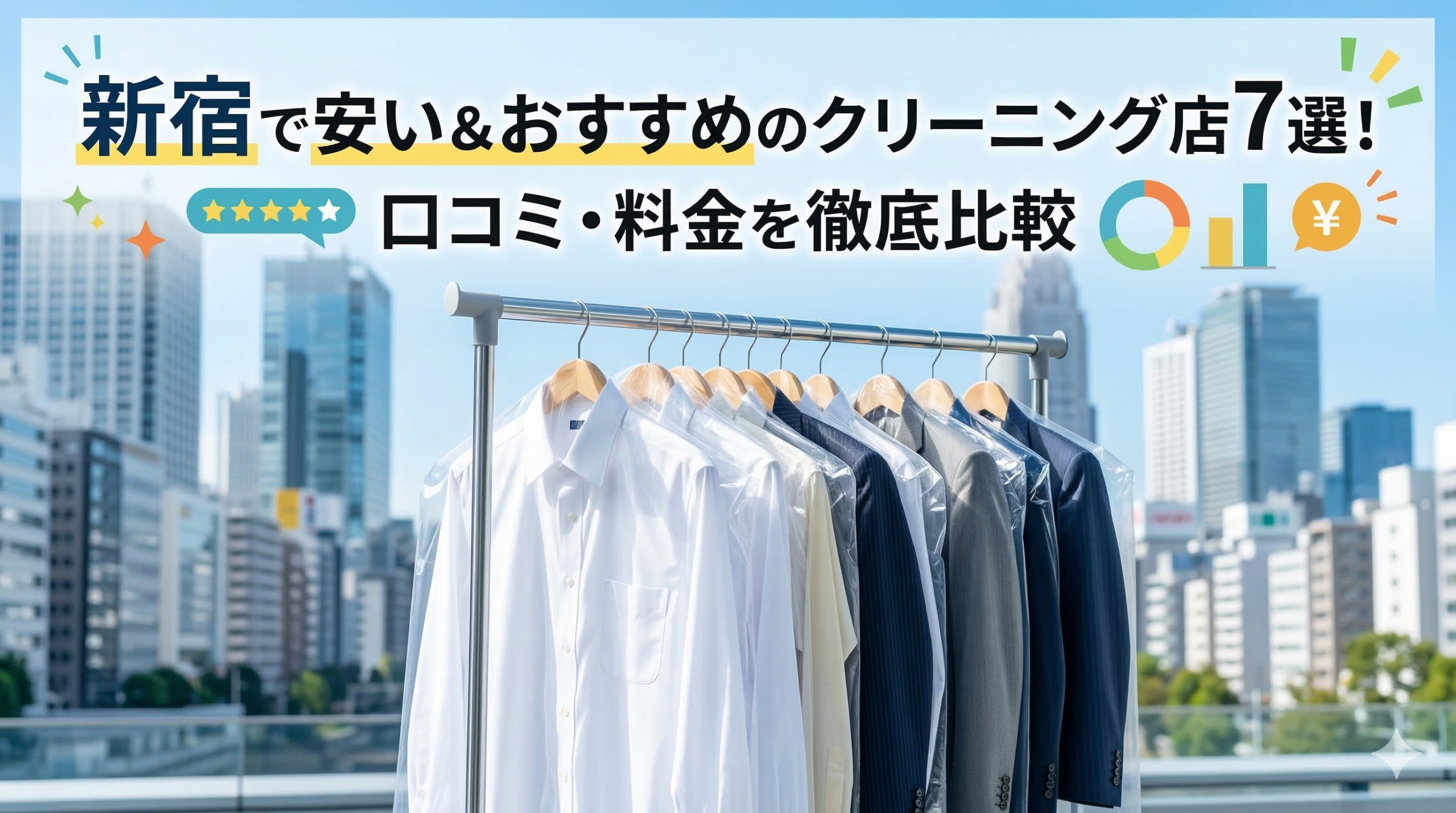 新宿で安い＆おすすめのクリーニング店